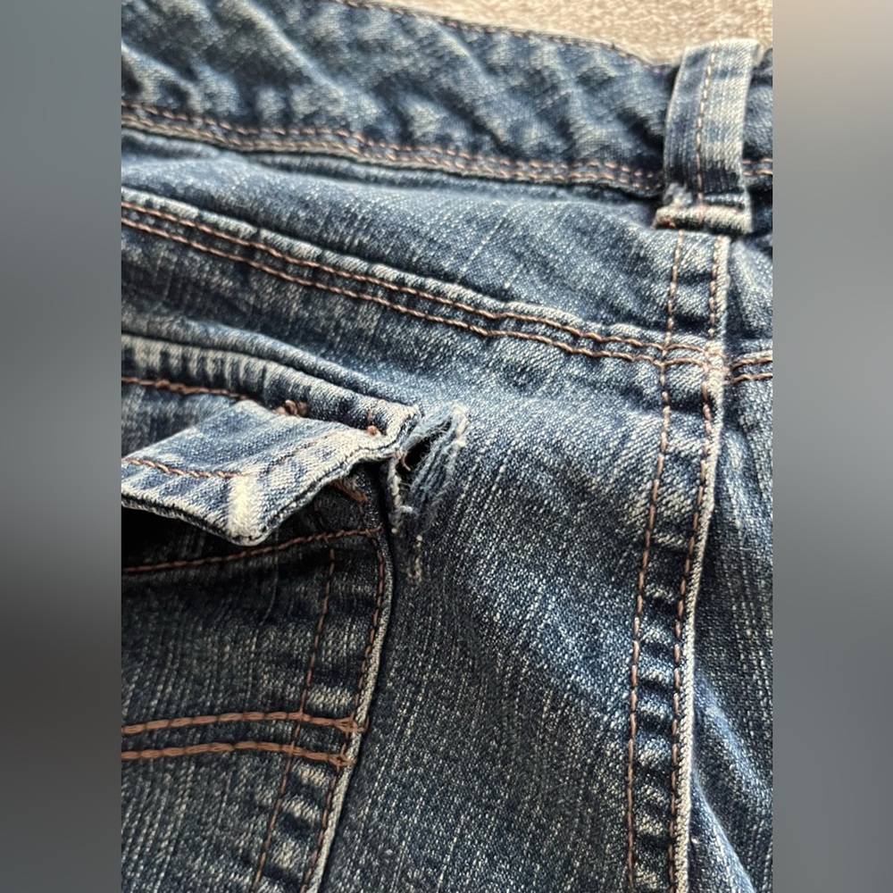 Navy Sonoma Bootcut Denim Jeans Women’s Size 16 Short - Picture 13 of 13